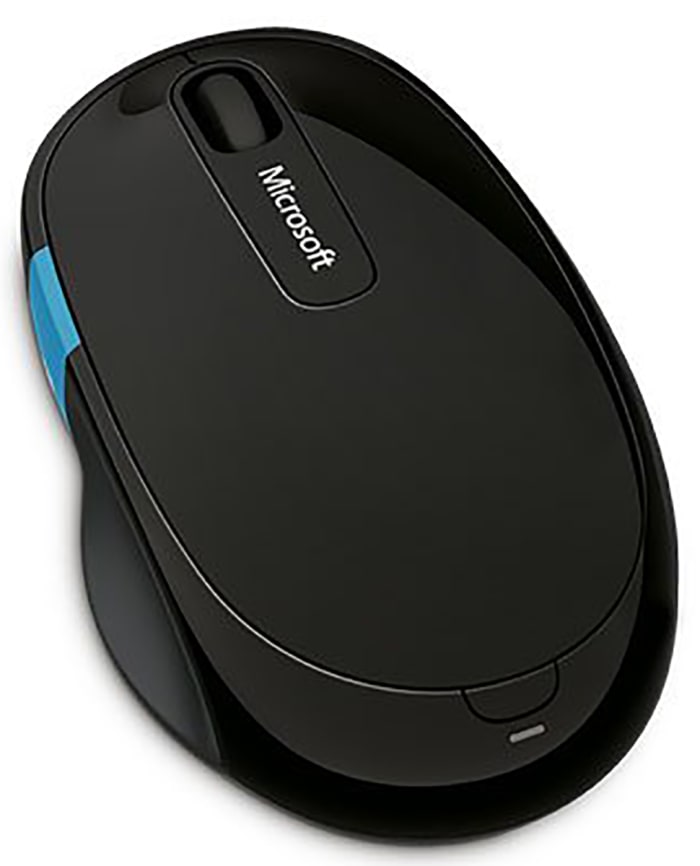 H3S-00001 Microsoft, Microsoft Sculpt Comfort 6 Button Wireless Compact  BlueTrack Mouse Black, 883-7425