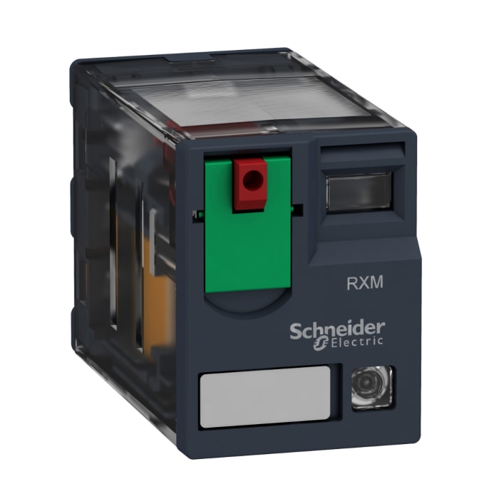 Schneider Electric Plug In Power Relay, 24V ac Coil, 12A Switching Current, DPDT