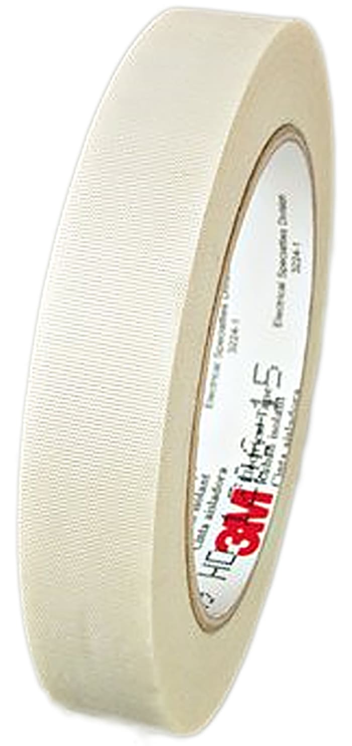 3M Scotch 69 Glass White Cloth Tape, 38mm x 33m, 0.177mm Thick