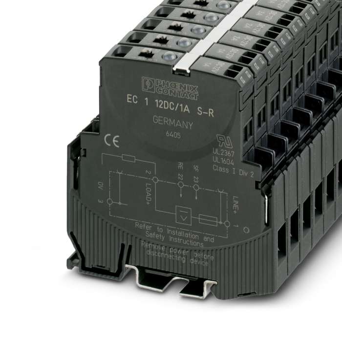 Phoenix Contact EC Electronic Circuit breaker 6A 12V EC 1, On Base Element
