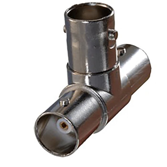 Conector coaxial Cinch Connectors 28-81417, Hembra, En T, Impedancia 75Ω, Montaje de Cable, Terminación de Crimpado, 0