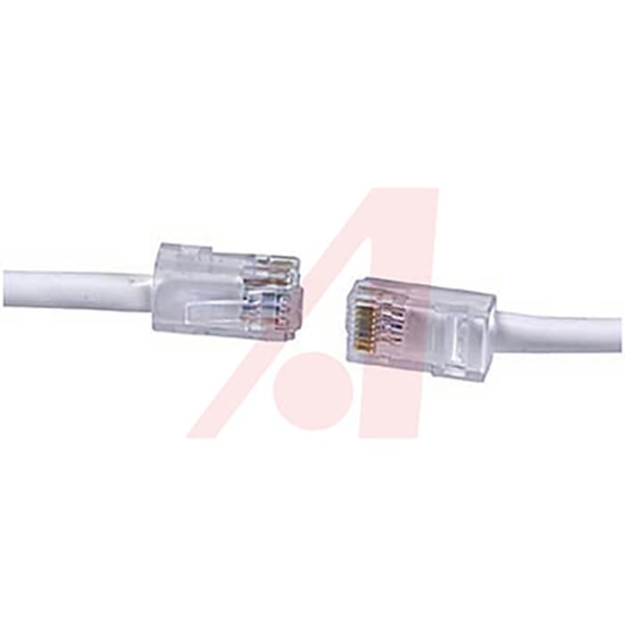 Cinch Connectors73, 15m Cat5e, White, U/UTP, Terminated
