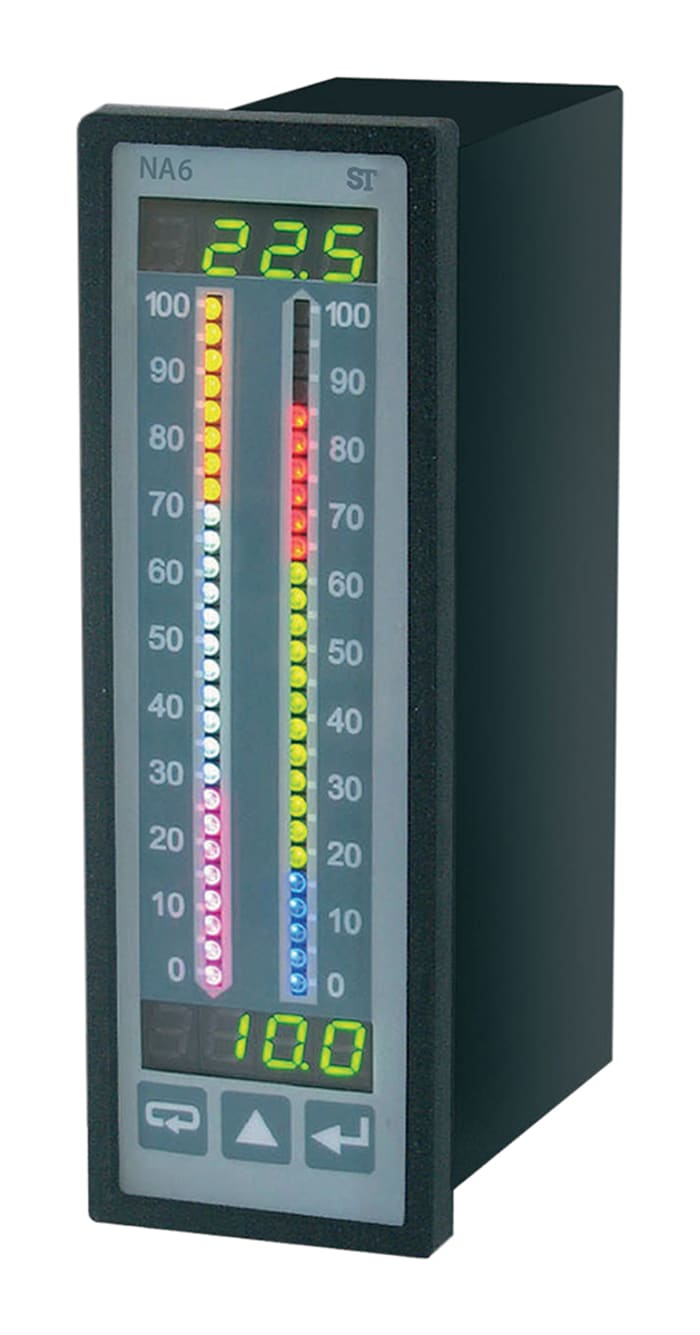 Analizador de red multifunción de panel Sifam Tinsley NA6, con display LED, para Corriente, Resistencia, Temperatura,