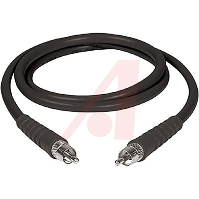 RCA Plug/Plug RG59 Assembly Black, 3m