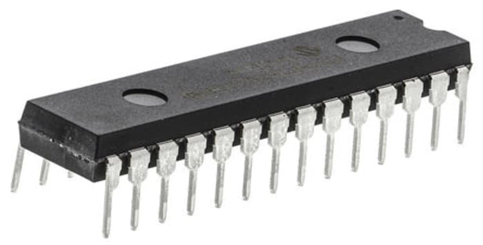 Microchip, 8bit PIC, PIC18F Microcontroller, 40MHz, 1.024 kB, 64 kB Flash, 28-Pin SPDIP