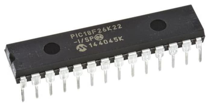 Microchip, 8bit PIC, PIC18F Microcontroller, 64MHz, 64 kB Flash, 28-Pin SPDIP