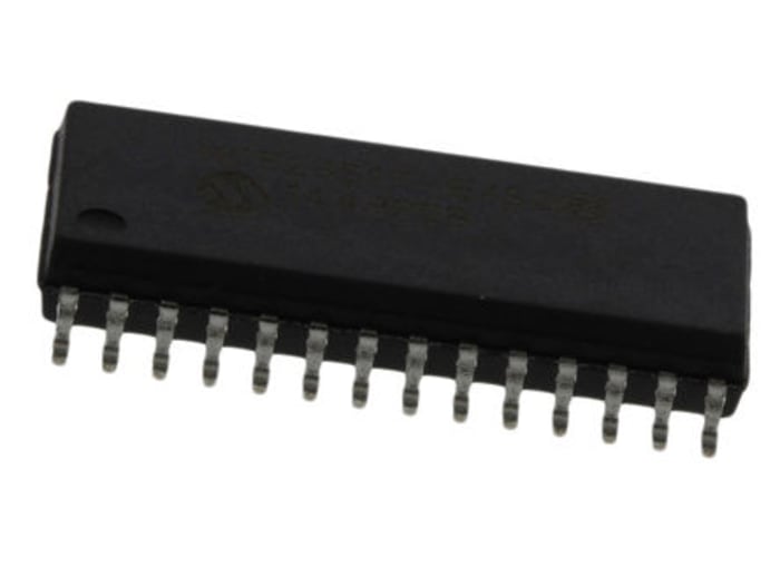 Expansor de E/S, MCP23S17-E/SO, 16 canales, Serie SPI, SOIC, 5MHZ, 28 pines