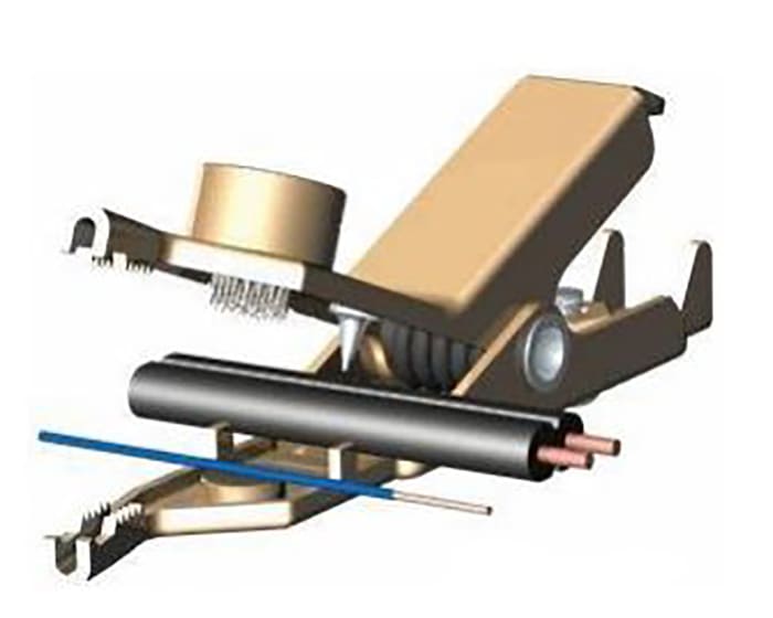 Mueller Electric JP-8783-J-C2 Bed of Nails Test Clip with Banana Jack, Nickel Silver contact