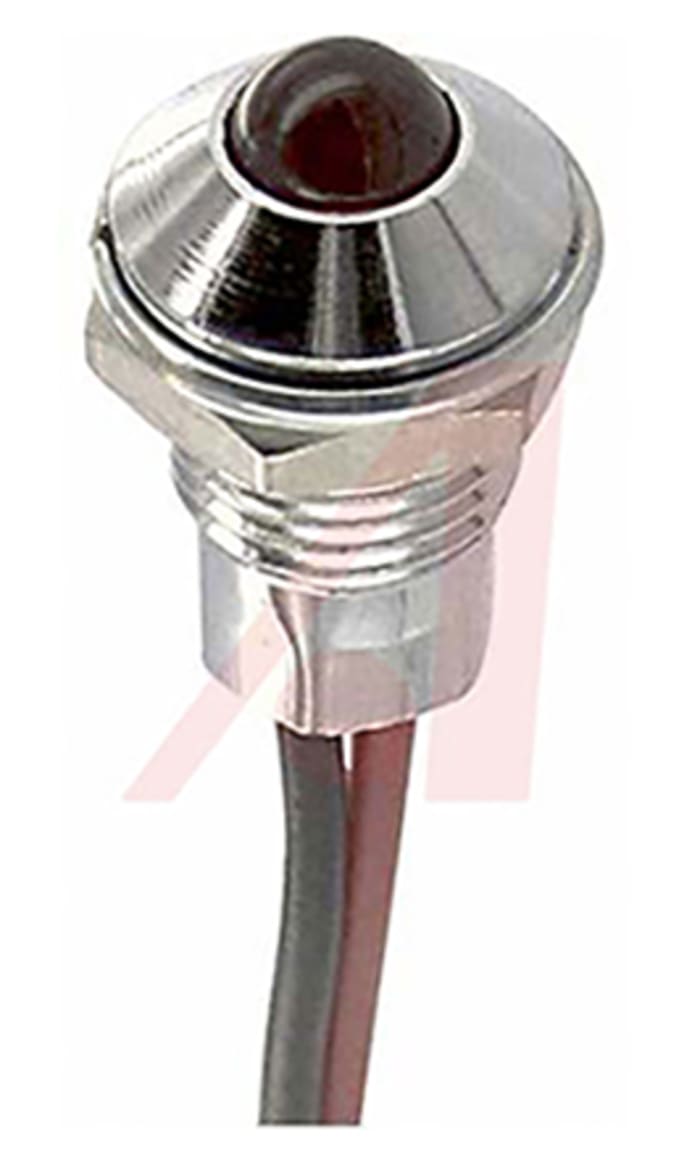 Lumex Panel Mount Indicator, 8.2mm Mounting Hole Size