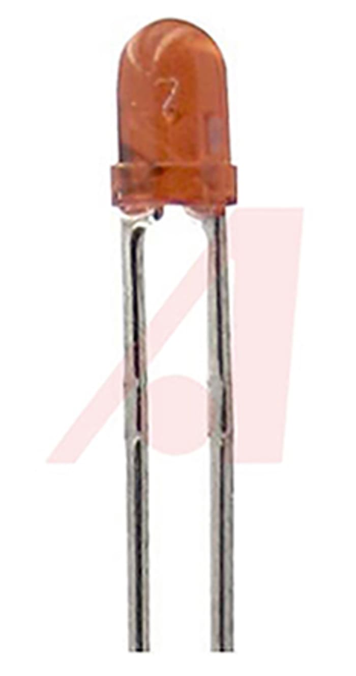 Lumex2.5 V Red LED 3mm Through Hole, SSL-LX3044IT