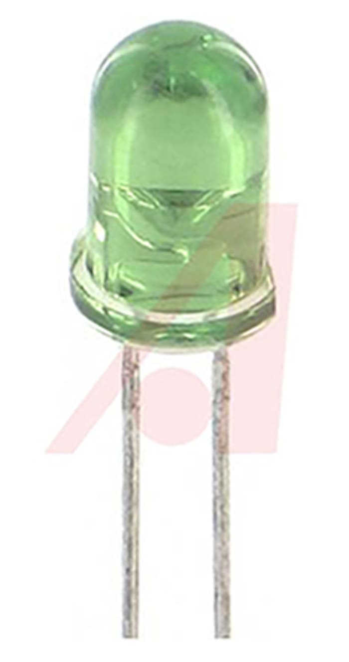 Lumex2.6 V Green LED 5mm Through Hole, SSL-LX5093GT