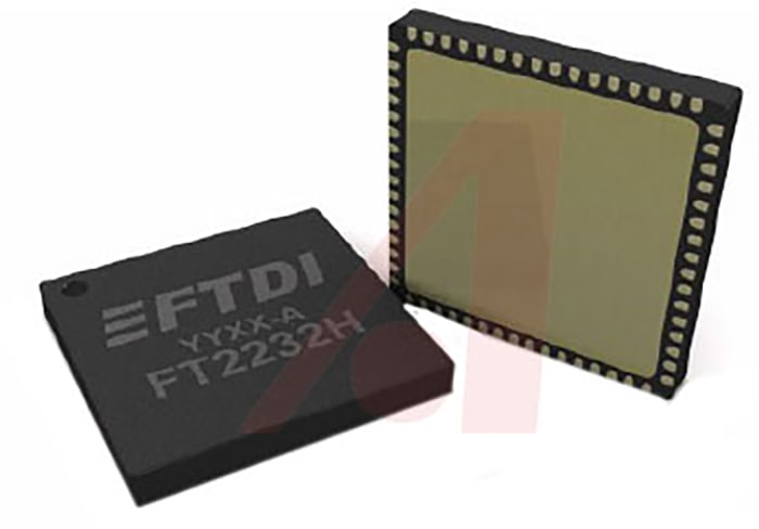 FTDI Chip FT2232HL-REEL USB Kontrol Entegresi, 4-Kanallı, 480Mbps, USB 2.0, 64-Pinli LQFP