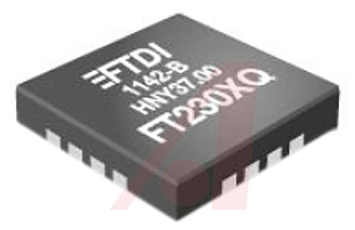 FTDI Chip USB Controller 16-Pin QFN, FT230XQ-T