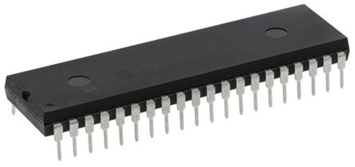 Microcontrolador Microchip PIC18F45K22-I/P, núcleo PIC de 8bit, RAM 1,536 kB, 16MHZ, PDIP de 40 pines