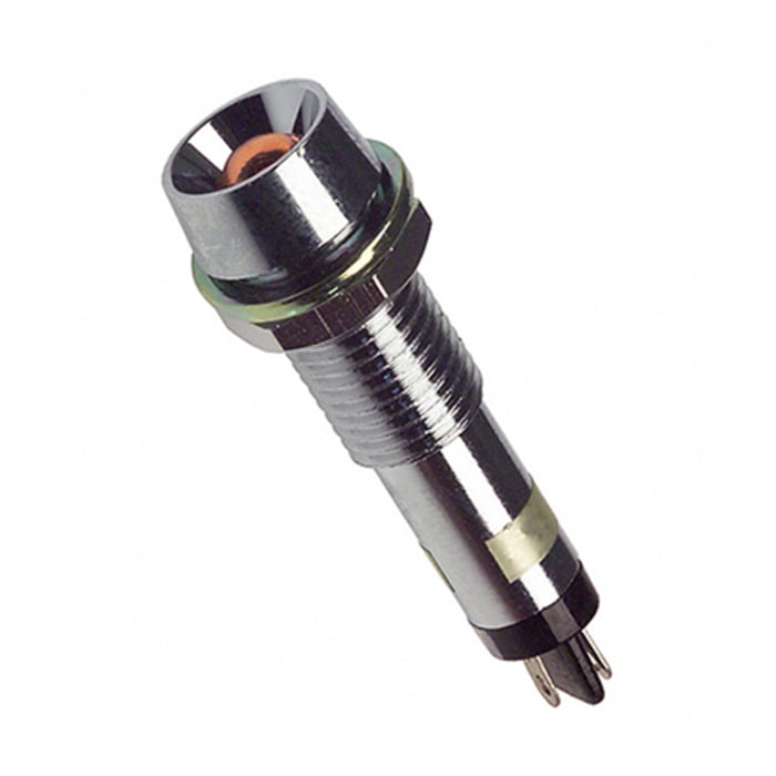 Dialight Yellow Panel LED, 6V dc, 7.2mm Mounting Hole Size, IP66