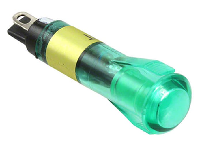 Dialight Green Panel LED, 12V dc, 8.5mm Mounting Hole Size