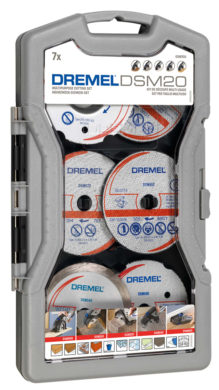 Dremel DSM705 Miniature Accessory Kit Multipurpose Cutting Set