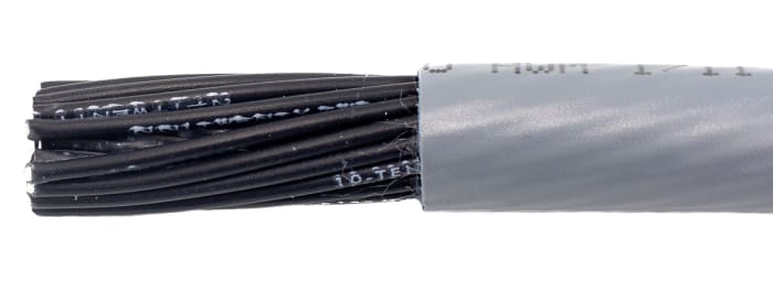 Vícežilový průmyslový kabel 25žilový plocha průřezu 0,78 mm², 600 V Polyuretan PUR plášť , vnější průměr: 11.33mm Alpha