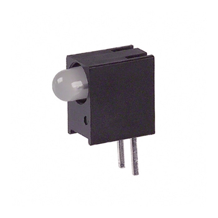 Dialight 551-3107F, Green & Yellow Right Angle PCB LED Indicator 3mm (T-1), Through Hole