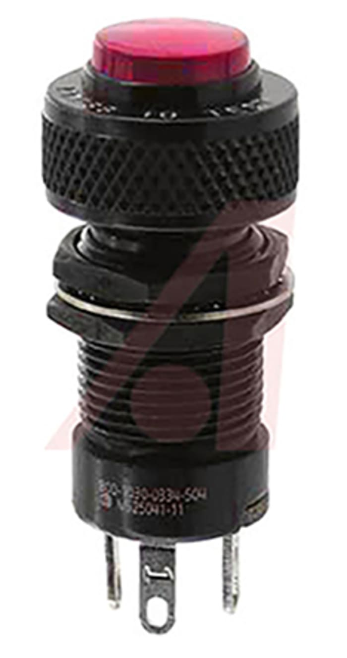 Dialight Red Indicator, 11.9mm Mounting Hole Size