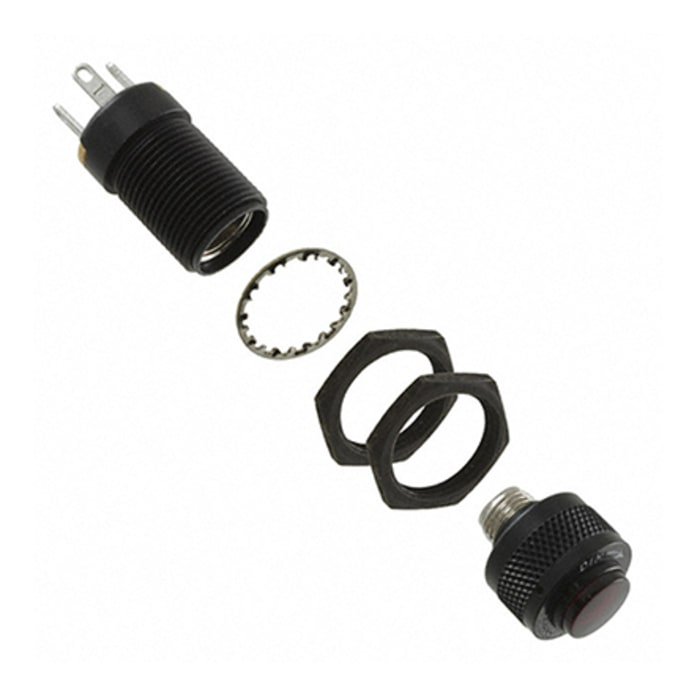 Dialight Red Panel Mount Indicator, 11.9mm Mounting Hole Size