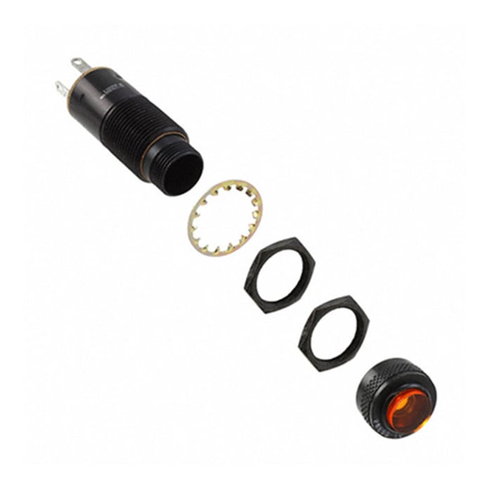 Dialight Yellow Indicator, 15.9mm Mounting Hole Size