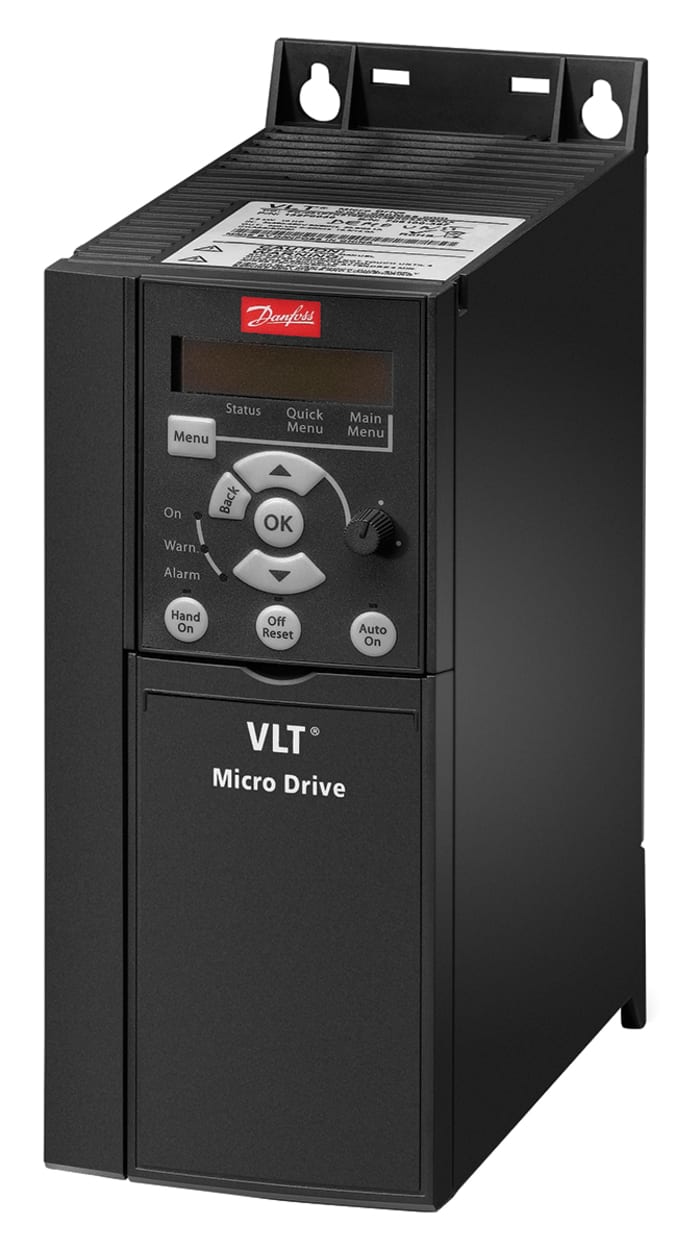 132F0030 Danfoss | Danfoss Inverter Drive, 7.5 kW, 3 Phase, 400 V ac, 15.5  A, VLT FC51 Series | 891-8842 | RS Components