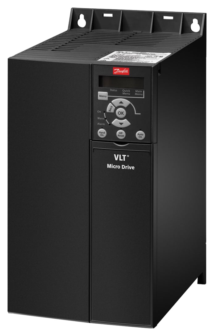 Danfoss Inverter Drive, 18.5 kW, 3 Phase, 400 V ac, 37 A, VLT FC51 Series