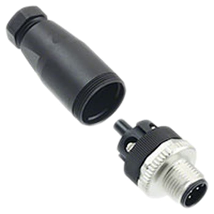 TE Connectivity Connector, 5 Contacts, Cable Mount, Male, IP67