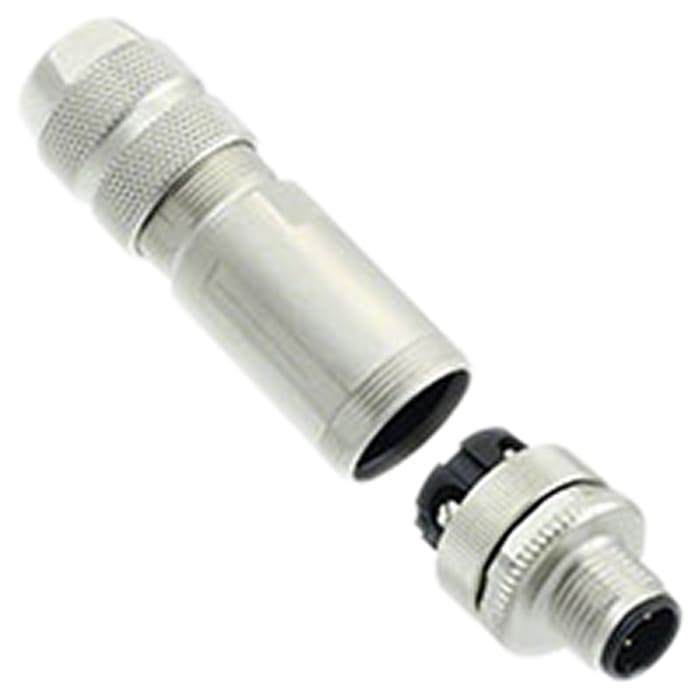 TE Connectivity Connector, 4 Contacts, Panel Mount, Socket, Male, IP68