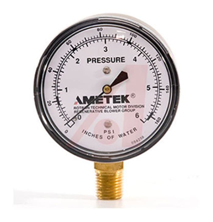 529428 Ametek Ametek Pressure Gauge 0.15bar, 529428 8923923 RS