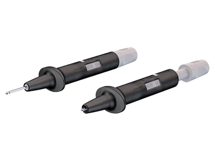 Sonde de test Multi Contact, A ressort, pointe de 2mm, 1kV, 1A, Noir