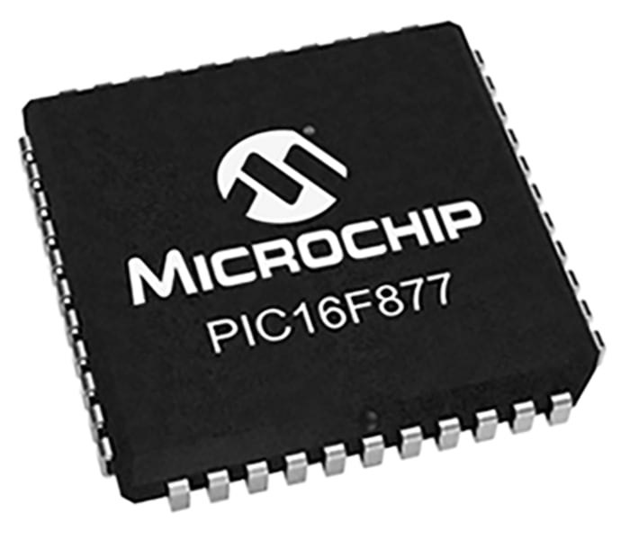 Microchip, 8bit PIC, PIC16F Microcontroller, 20MHz, 14 kB Flash, 44-Pin PLCC