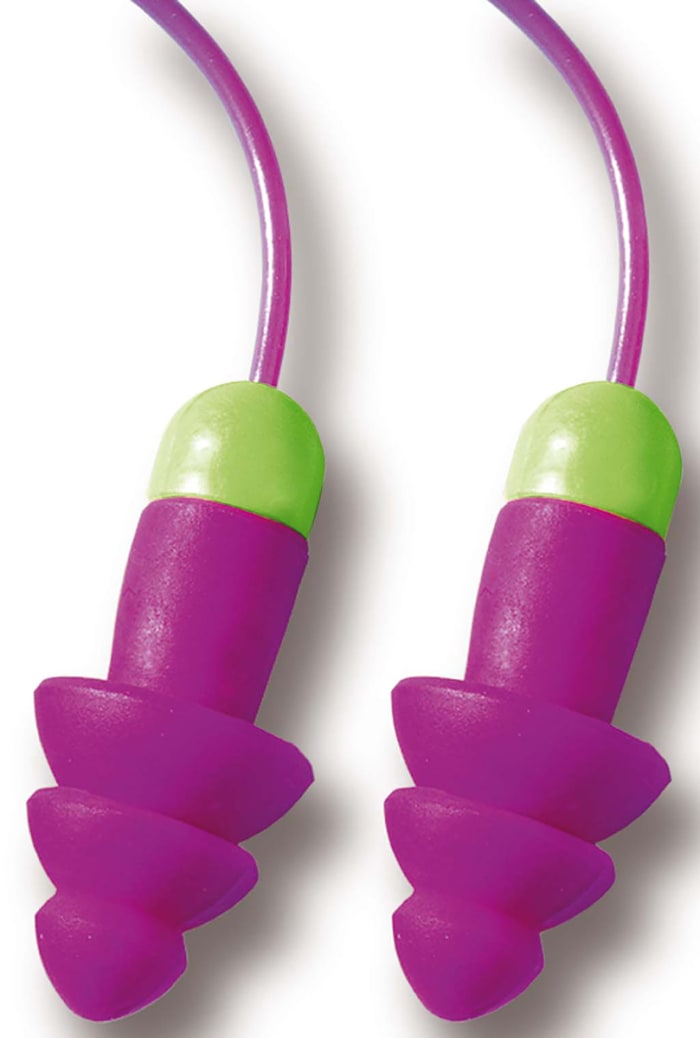 Moldex Purple Reusable Corded Ear Plugs, 29dB Rated, 50 Pairs