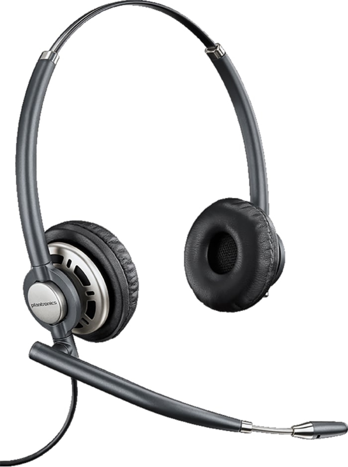 Plantronics HW720 Black Wired On Ear Headset Plantronics RS Components India