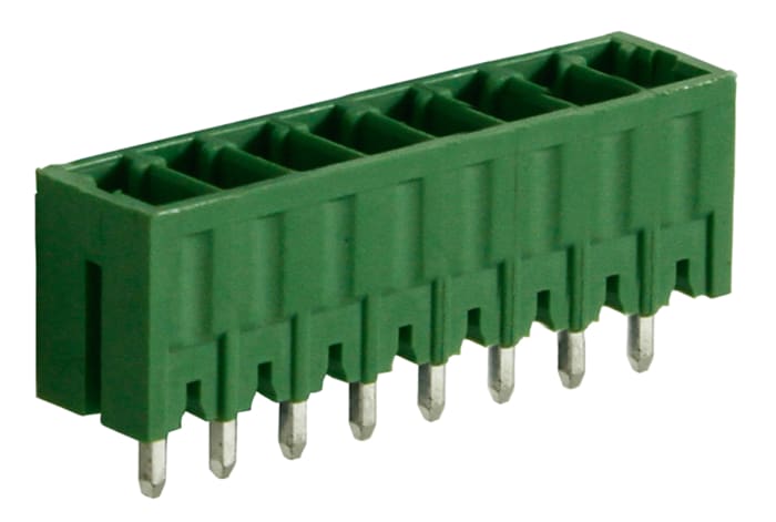 RS PRO, 3.5mm Pitch, 8 Way, , Pluggable Terminal Block, Header, Through Hole, Solder Termination