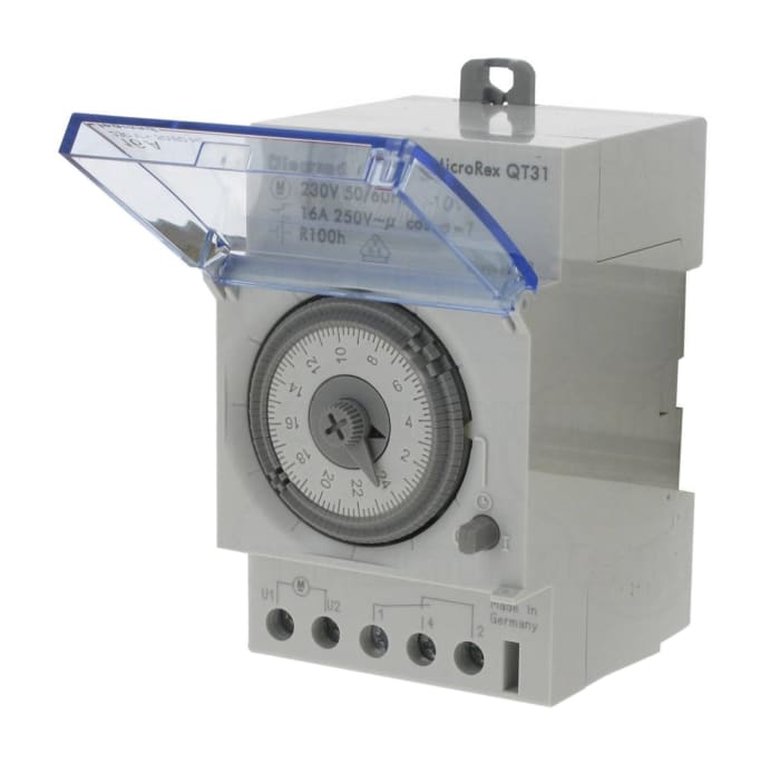 4 128 13 Legrand Legrand Analogue DIN Rail Time Switch 230 V ac, 3