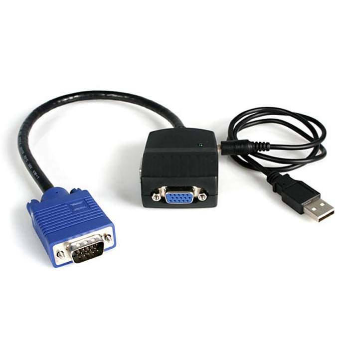 Rozbočovač VGA 2portový, video připojení: VGA 2048 x 1536 pixelů 1 2 StarTech.com