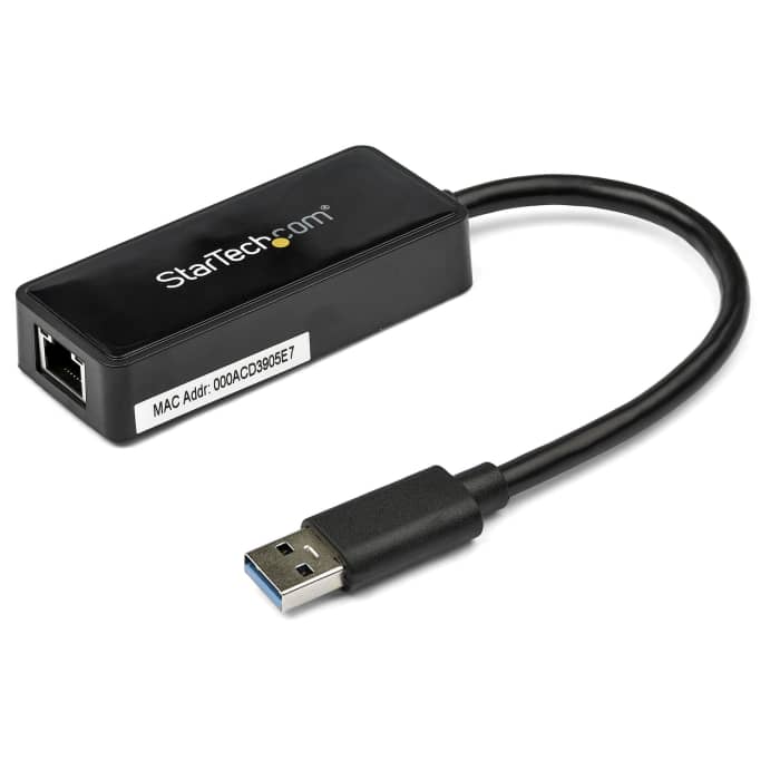 StarTech.com Port USB Ethernet Adapter USB 3.0 USB A to RJ45 10/100/1000Mbit/s Network Speed