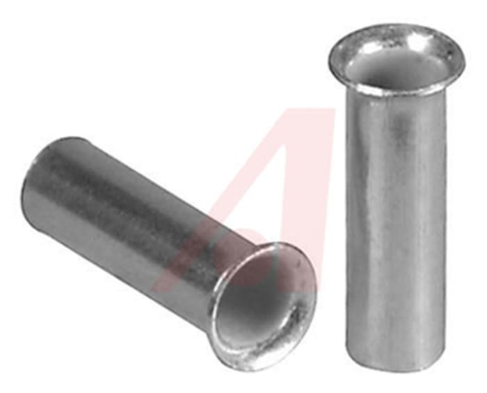 Altech Crimp Bootlace Ferrule, 6mm Pin Length, 1.7mm Pin Diameter, 1mm² Wire Size