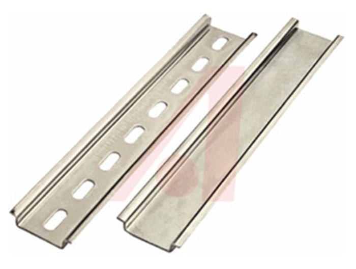 Altech Steel Perforated DIN Rail, Top Hat Compatible, 1m x 35mm x 7.5mm