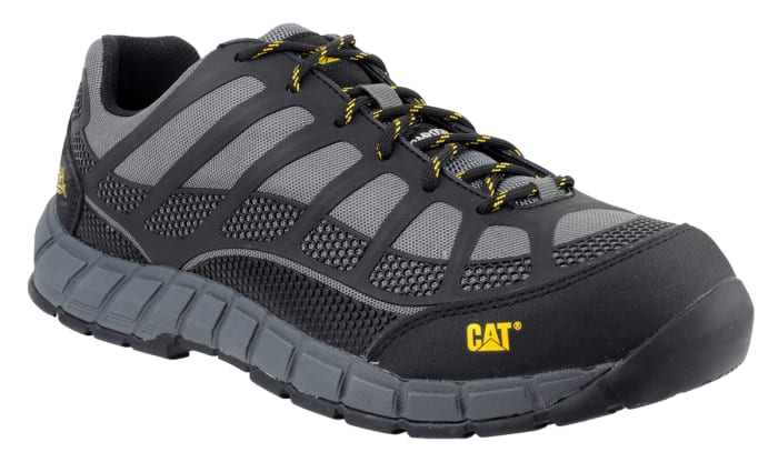 Zapatillas de seguridad para hombre CAT de color Gris, talla 39, S1P SRC