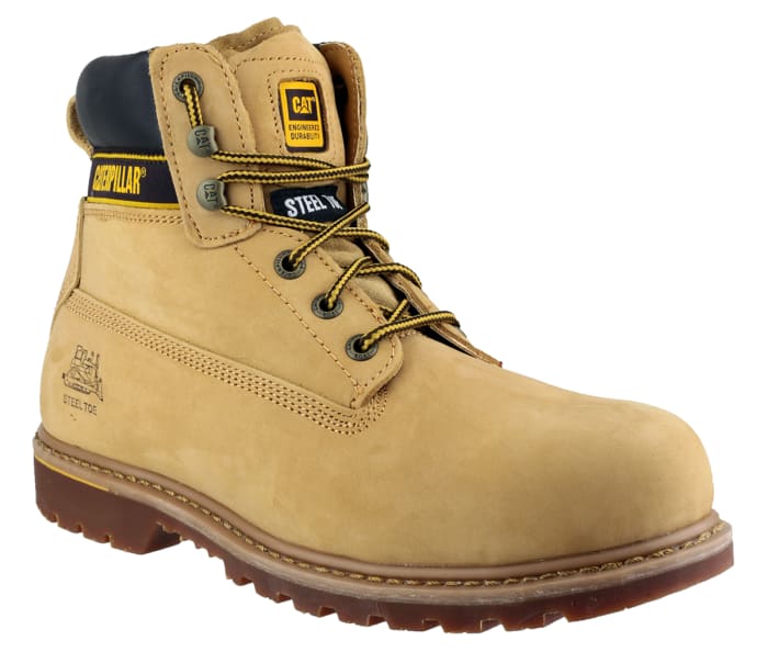 CAT Holton Honey Steel Toe Capped Men's Safety Boots, UK 6, EU 39