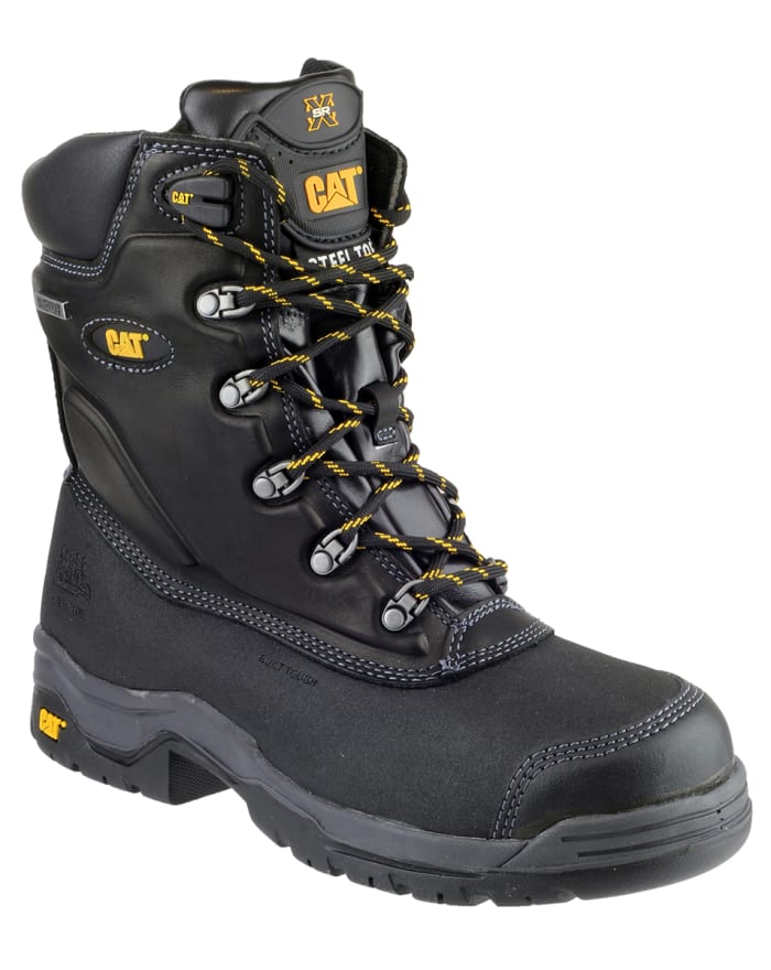 CAT Supremacy Black Steel Toe Capped Men's Safety Boots, UK 9, EU 43