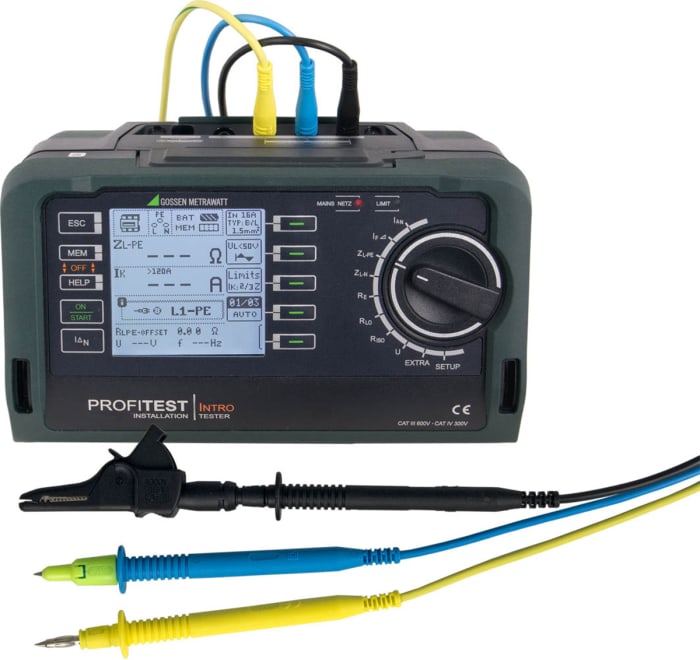 Gossen Metrawatt PROFiTEST INTRO Electrical Tester, 1000V , Earth Resistance Measurement