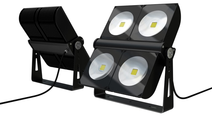 RS PRO LED Floodlight, 4 LED, 300 W, 23990 lm, IP65, 100 → 277 V
