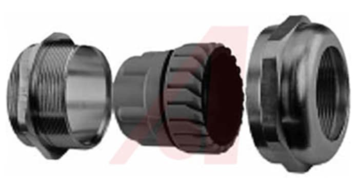 Altech Grey PA 6 Cable Gland, M63 x 1.5 Thread, 35mm min., 48mm max., IP68