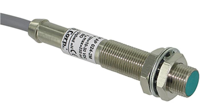 Altech Inductive Barrel-Style Proximity Sensor, M12 x 1, 4 mm Detection, NPN Output, 10 → 30 V dc, IP67