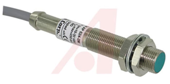 Altech Inductive Barrel-Style Proximity Sensor, M12 x 1, 4 mm Detection, PNP Output, 10 → 30 V dc, IP67