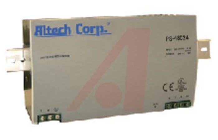 Altech PST-480 Switch Mode DIN Rail Power Supply, 340 → 550V ac ac, dc Input, 24V dc dc Output, 20A Output, 480W
